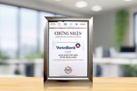 VietinBank 2 năm liên tiếp là 'Ngân hàng tiêu biểu về Tín dụng xanh'
