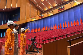 EVNHANOI đảm bảo điện phục vụ Đại hội đại biểu Đảng bộ thành phố Hà Nội lần thứ XVIII