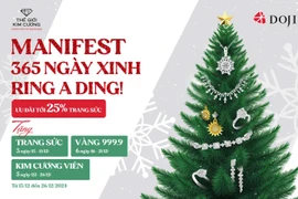 ‘Manifest’ 365 ngày xinh tươi với quà trang sức DOJI và Thế Giới Kim Cương
