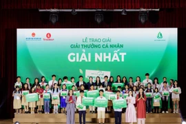 Cuộc thi 'Gửi tương lai Xanh 2050' mùa đầu tiên tìm ra các chủ nhân giải thưởng