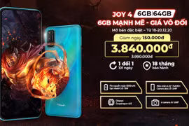 Vsmart Joy 4 có thêm bản 6GB RAM giá tốt nhất phân khúc