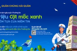 Phát động chiến dịch 'Triệu cột mốc xanh' gây quỹ trồng cây phủ xanh đặc khu Trường Sa