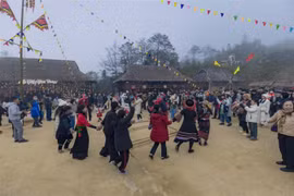 Sa Pa: Miễn phí vé tàu hỏa Mường Hoa cho 5 tỉnh, Fansipan hút khách mùa hoa đào nở rộ