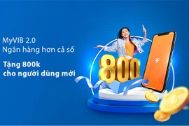 Tặng ưu đãi trị giá đến 800.000 đồng cho người dùng MyVIB 2.0
