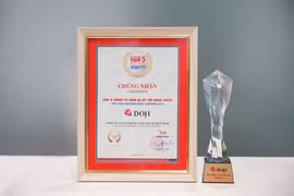 DOJI 7 năm liên tiếp được vinh danh Công ty bán lẻ uy tín