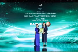 Tập đoàn Bảo Việt đạt giải Nhì Báo cáo phát triển bền vững