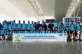 Sữa Vinamilk “xách tay” từ Việt Nam bổ sung dinh dưỡng cho Đội tuyển quốc gia khi thi đấu tại Dubai