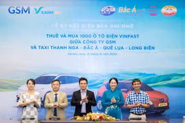 4 hãng taxi lâu đời tại Hà Nội bắt tay Xanh SM chuyển đổi xanh với 1.000 xe điện