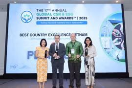 Vinmec 2 năm liên tiếp nhận Giải thưởng quốc tế về trách nhiệm xã hội và phát triển bền vững