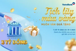 3 tỷ đồng dành tặng doanh nghiệp SME gửi tiền tại VietinBank