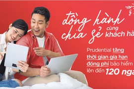 Prudential tăng thời gian gia hạn đóng phí bảo hiểm lên đến 120 ngày