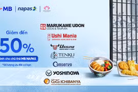 Giảm đến 50% dành cho chủ thẻ MB NAPAS
