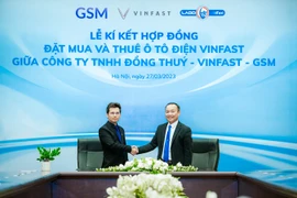 Lado Taxi thuê 500 ô tô điện VinFast và mua bổ sung 40 xe VF e34