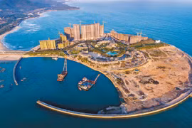 Dấu ấn phát triển kinh tế từ những công trình lấn biển của Trung Quốc