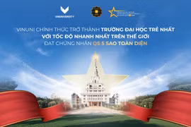 VinUni trở thành đại học trẻ nhất, với tốc độ nhanh nhất thế giới đạt chứng nhận QS 5 sao