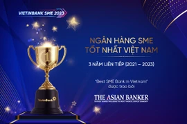 VietinBank - Ngân hàng SME tốt nhất Việt Nam 3 năm liên tiếp