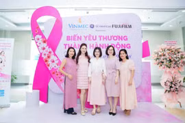 Vinmec cùng 3.000 phụ nữ Việt ‘Biến yêu thương thành hành động - Chiến thắng ung thư vú’