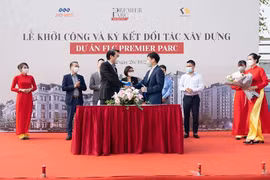 FLC Premier Parc khởi công và ký kết đối tác xây dựng giai đoạn mới