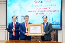 DOJI Tower vinh dự đón nhận Giải thưởng toà nhà hình viên kim cương lớn nhất châu Á năm 2022