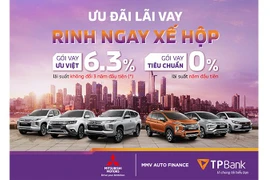 TPBank ưu đãi lãi vay, rinh ngay xế hộp Mitsubishi