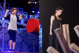 Nhã Phương đọ sức cùng Diễm My 9x trong gameshow "nguy hiểm" Sasuke 