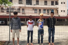 Bắt giữ 4 "gã choai" ném đá trên đường cao tốc Hà Nội – Hải Phòng