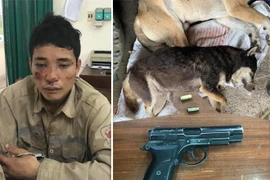 Trộm chó, dùng súng bắn đạn cao su chống trả Cảnh sát
