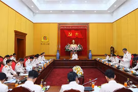 Đoàn đại biểu Đảng bộ Công an Trung ương họp phiên thảo luận đóng góp ý kiến vào Văn kiện Đại hội XIII của Đảng