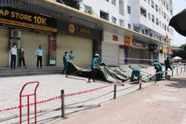 Dỡ phong tỏa tòa chung cư đông dân nhất phường Hoàng Liệt