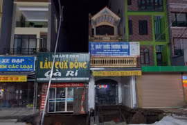 Hà Nội: ‘Hố tử thần’ xuất hiện trên tỉnh lộ, nghi do khoan giếng