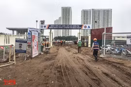 “Tạo hạ tầng tốt thi công bệnh viện dã chiến điều trị bệnh nhân Covid 19 là quyết tâm lớn của quận Hoàng Mai”