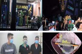 Hàng chục dân chơi ‘bay lắc’ mừng sinh nhật trong phòng VIP quán karaoke