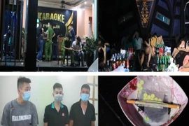 Hàng chục dân chơi ‘bay lắc’ mừng sinh nhật trong phòng VIP quán karaoke