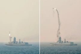 Ấn Độ thử thành công tên lửa hành trình BrahMos từ tàu khu trục lớn nhất INS Kochi