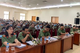 Trang bị kiến thức, kỹ năng nghiệp vụ cho lực lượng bảo vệ dân phố