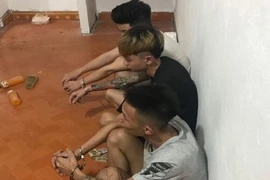 Ba 'trẻ trâu' sử dụng ma túy tại thị trấn Hồi Xuân