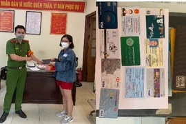 Nữ du khách đánh rơi ví ở phố đi bộ Hồ Gươm được người dân và Công an giúp đỡ