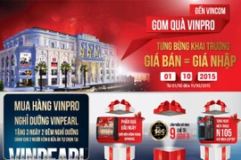 Mua hàng VinPro tặng vé nghỉ dưỡng Vinpearl