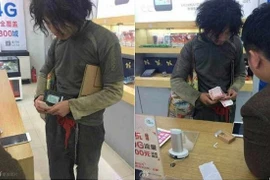 Ăn mày chơi sang mua liền một lúc hai iPhone 6 Plus