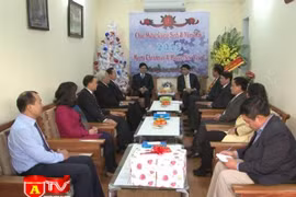 Lãnh đạo CATP chúc mừng Giáng sinh các giáo xứ và đồng bào công giáo