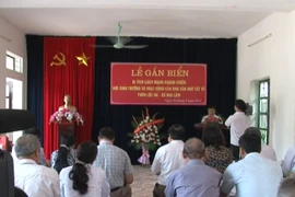 Gắn biển di tích cách mạng về Nhà văn Ngô Tất Tố