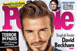 David Beckham- Người đàn ông đương đại hấp dẫn nhất 2015