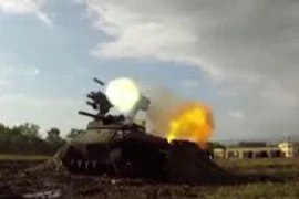 Nga thử nghiệm thành công robot chiến đấu Uran