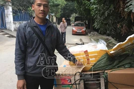 "141" thu giữ hơn 100kg nầm thối đang tuồn vào Hà Nội