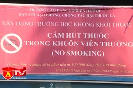 Nên cấm triệt để việc hút thuốc lá trong các cơ sở giáo dục