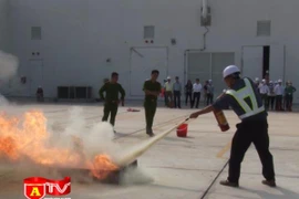 Tập huấn công tác phòng cháy cho doanh nghiệp nước ngoài