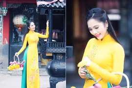 Nữ hoàng Du lịch Dương Kim Ánh rạng ngời đi lễ chùa