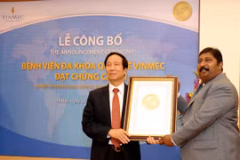 Bệnh viện Việt Nam đầu tiên được công nhận đạt chuẩn chất lượng quốc tế JCI