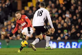 Rooney giúp MU tiếp tục đánh bại Fulham