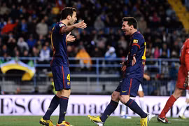 Malaga không cản nổi Barcelona